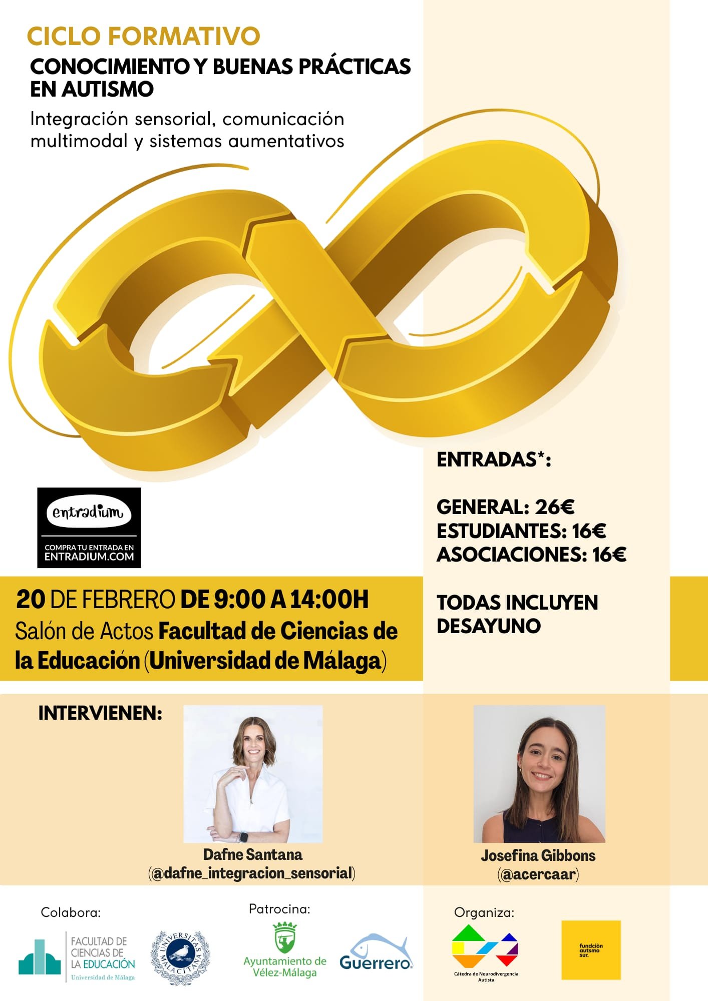 Segundo jornada del Ciclo Formativo ‘Conocimiento y buenas prácticas en autismo’